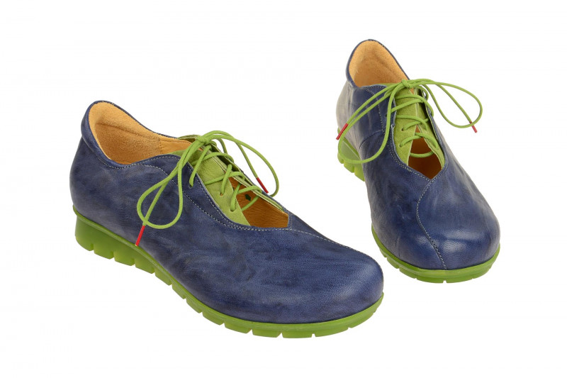 Think Menscha Schuhe blau grün