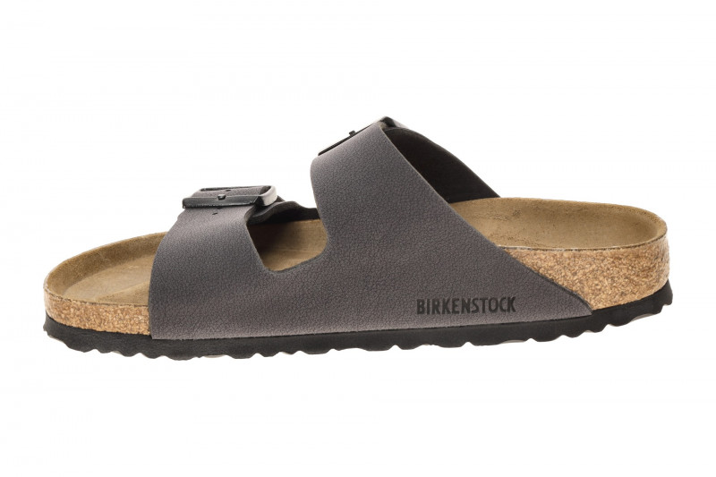 Birkenstock Arizona Pantolette dunkelgrau SCHMAL 1032023