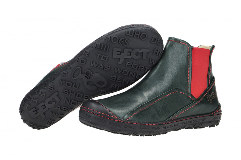Eject Dass Stiefelette dunkelgrün rot 20756