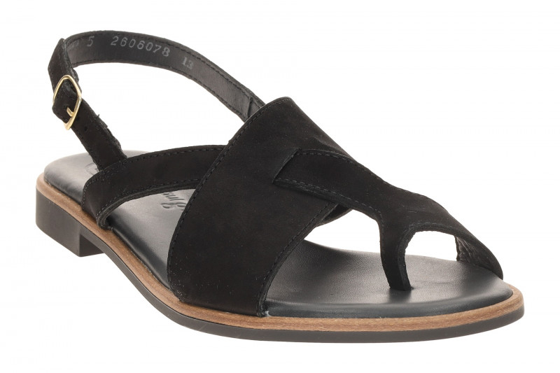 Paul Green Zehentrenner Sandalen schwarz 6216