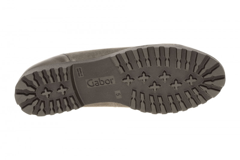 Gabor Ballerina grau taupe Schimmer Velour 3007