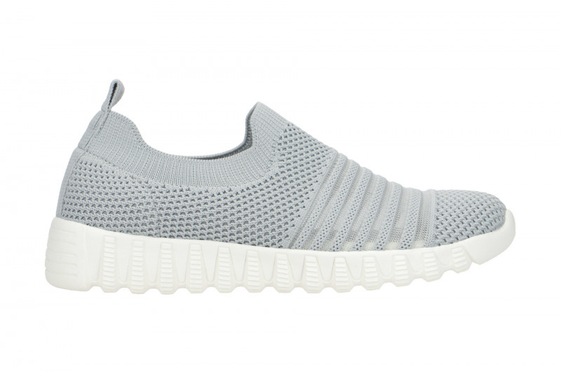 Bernie Mev Wylie Schuhe Slipper hellgrau vegan