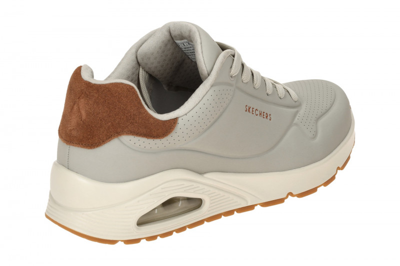 Skechers Uno Schuhe grau Herren Sneakers 183004