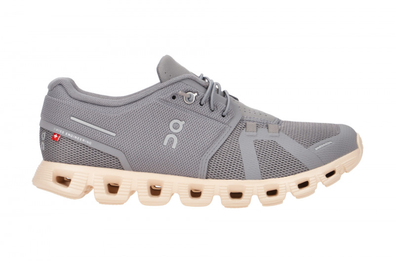 on Cloud 5 Schuhe grau rosa Damen Größe 35 bis 37,5