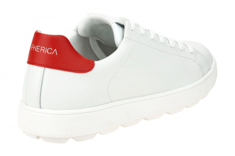 Geox Spherica Sneaker Schuhe weiß rot U45GPA