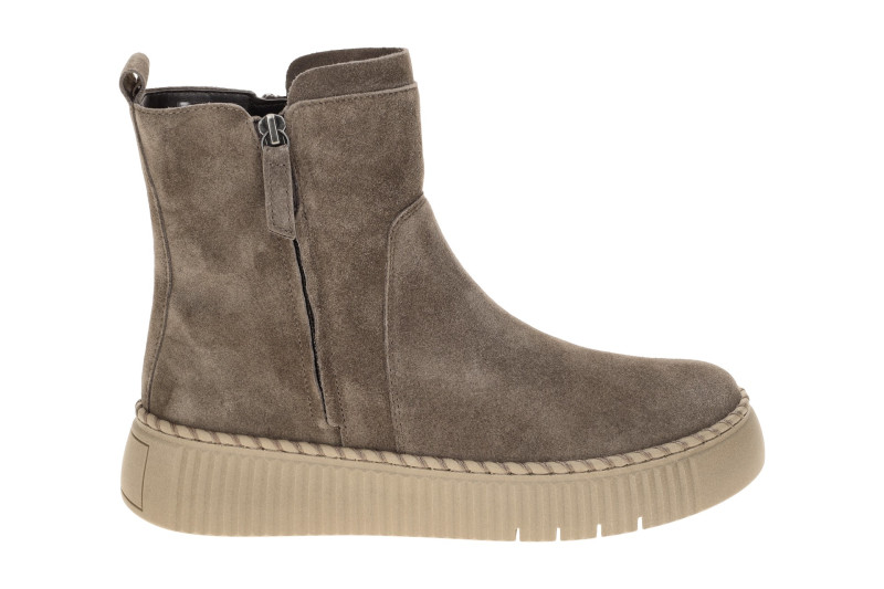 Gabor Stiefel grau taupe Zip Boots Velour 8014.04.003