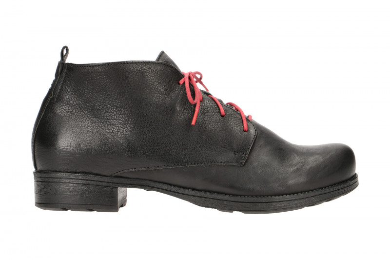 Think Denk Stiefelette schwarz rot 5-85018-09