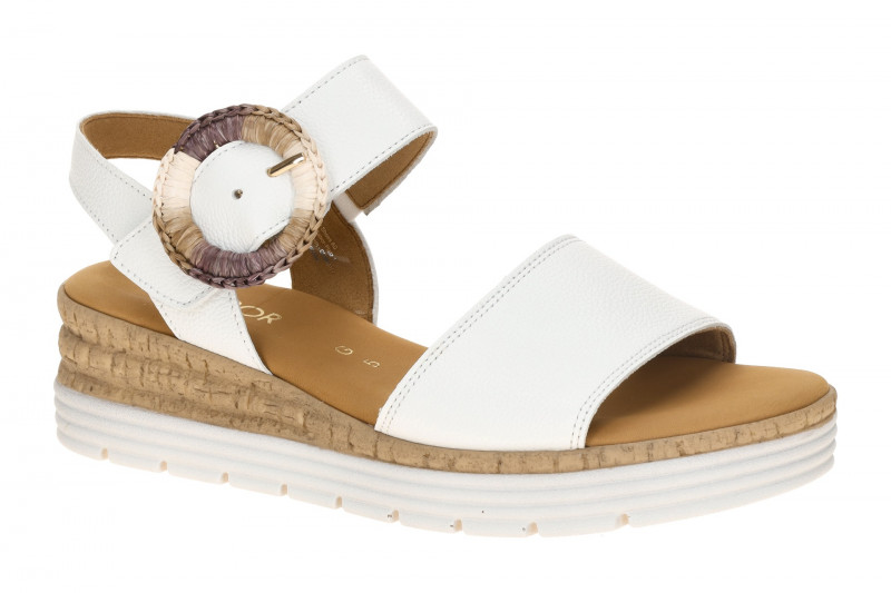 Gabor Keil Sandale weiß Glattleder 82.706.50