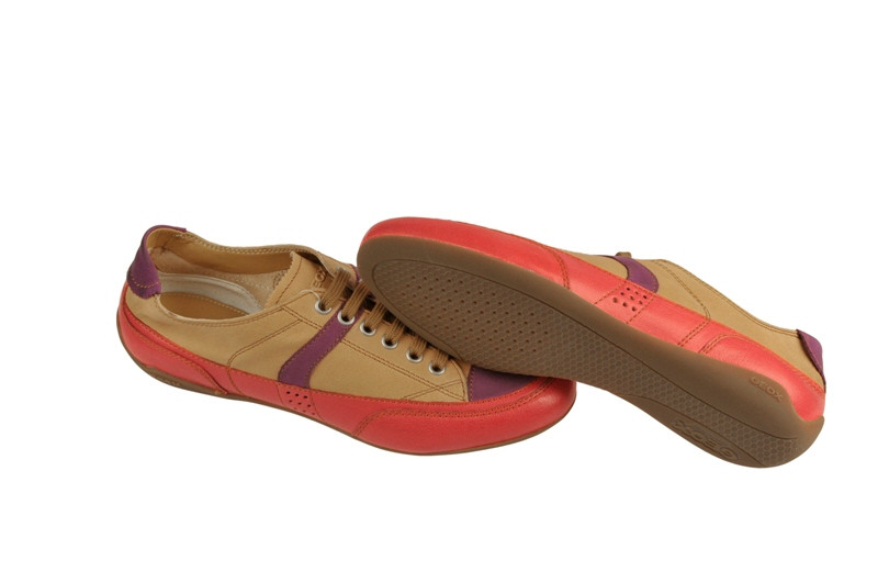 Geox Respira Moena B Schuhe braun rot