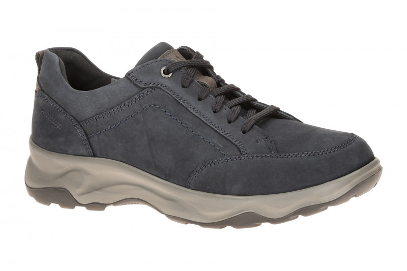 Waldläufer Max Schuhe blau marine Nubuck H-Weite