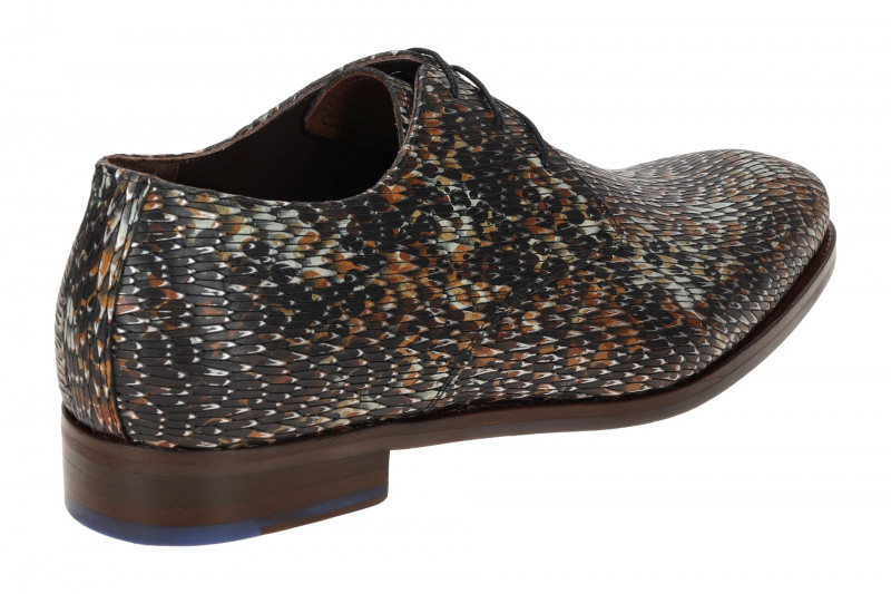 Floris van Bommel De Stapper Schuhe braun gefiedert 30150