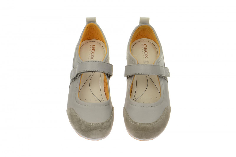 Geox Vega Ballerina grau Mary-Jane D3202B 04322 C1006