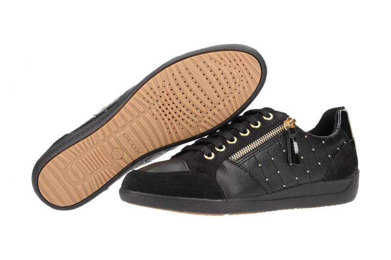 Geox Myria Schuhe schwarz gold