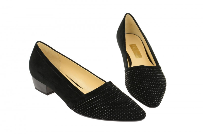 Gabor Pumps schwarz Samt 25.134.17