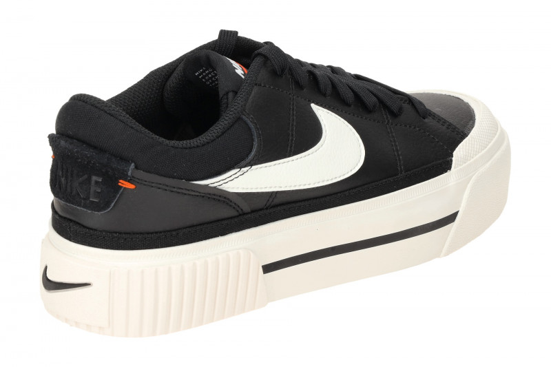 NIKE Court Legacy Lift Sneaker schwarz Damen Plateau DM7590
