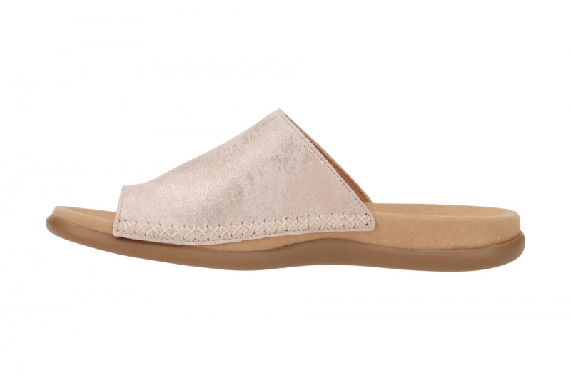 Gabor Zehentrenner Pantolette rosa metallic