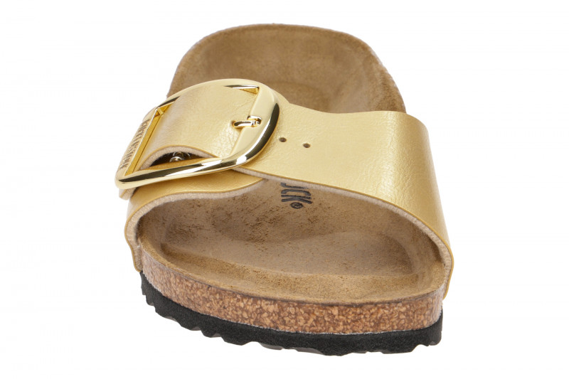 Birkenstock Madrid Big Buckle Pantolette gold Schmal 1021374