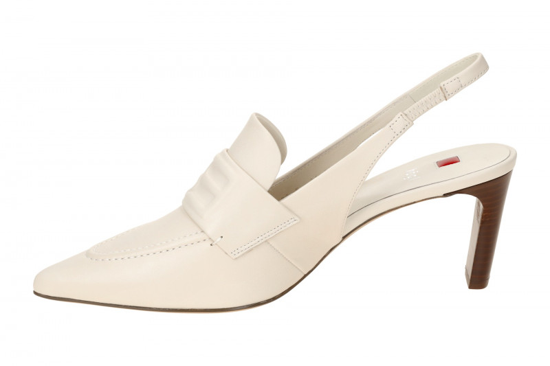 Högl Gwen Hochfront Sling Pumps weiß creme 6820