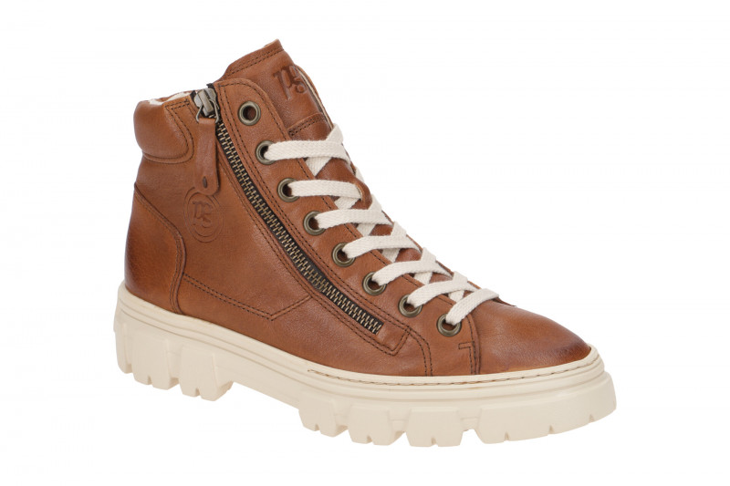 Paul Green Mid-Sneaker Schuhe braun cognac 5210