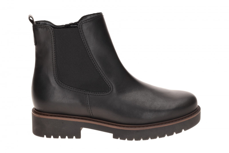 Gabor Stiefeletten schwarz K-Weite Chelsea Stil 8025.03.001