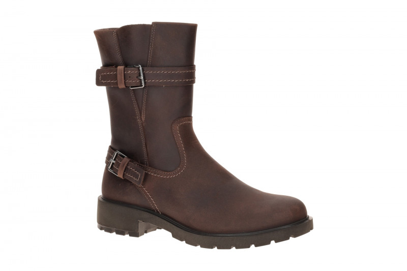 Ecco Metropole Vienna Stiefel braun Biker Boot 231383