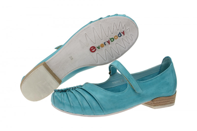 Everybody Pumps Slipper blau türkis 2296
