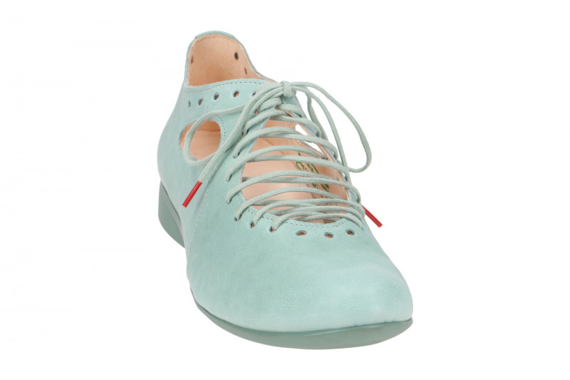 Think Guad Schnür Schuhe grün gelocht 565