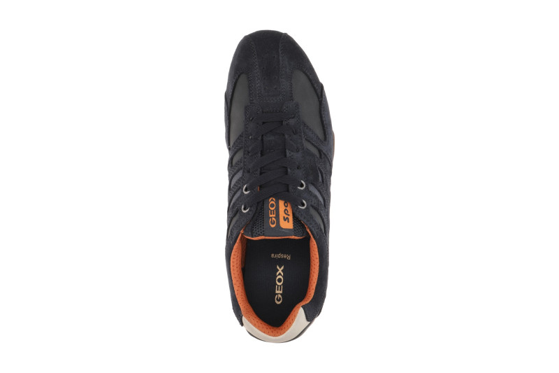 Geox Snake Schuhe Sneakers blau orange U4207K