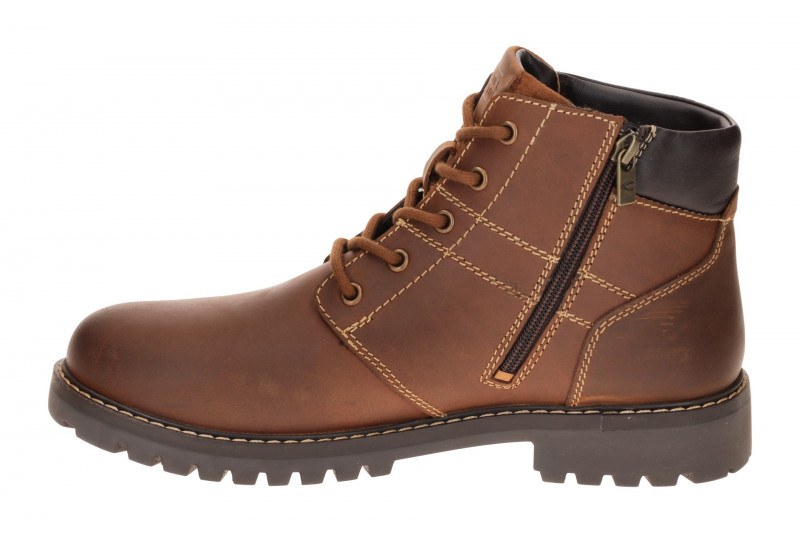 camel active Bust Stiefelette Schuhe braun tan Warmfutter