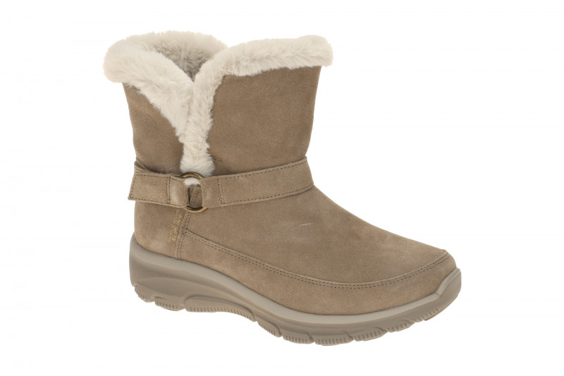 Skechers Easy Going Stiefelette taupe braun Schlupf Boot