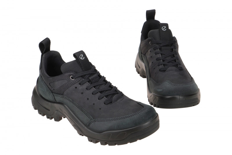 Ecco Offroad Herren Schuhe schwarz Nubuck 822344
