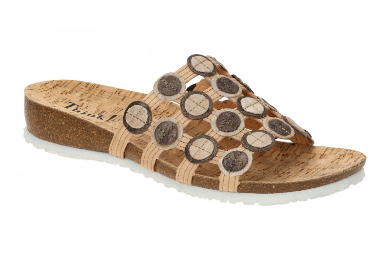 Think Julia Pantolette beige kombi 247