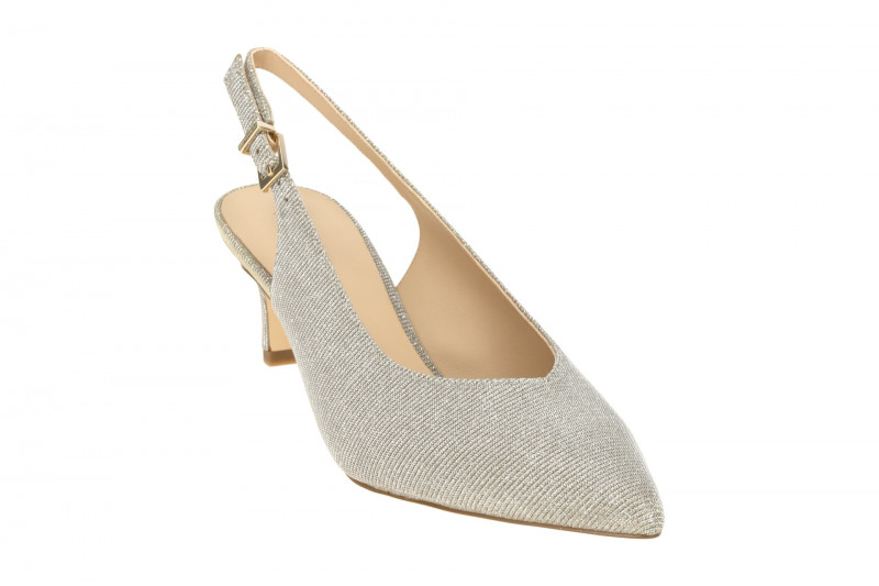 Peter Kaiser Sling Pumps beige sand Glitzer 79643