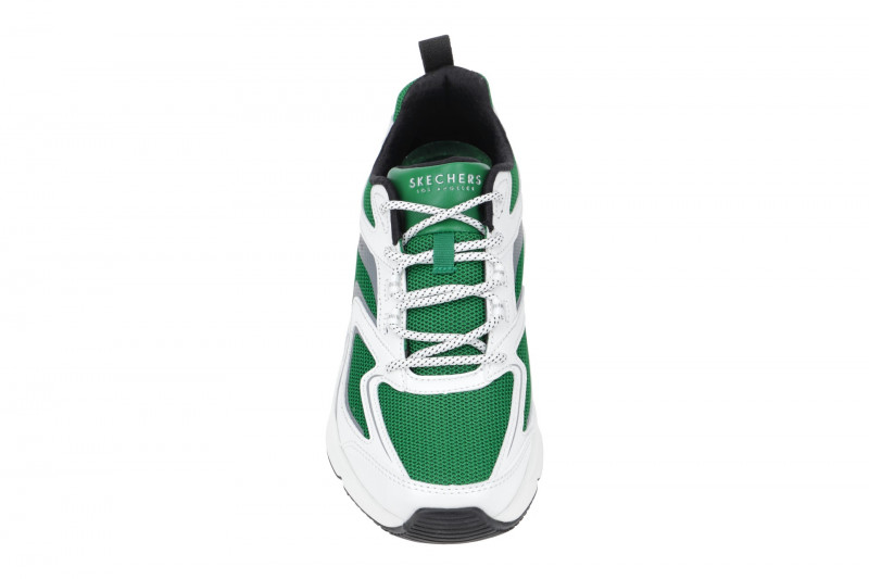 Skechers UNO Schuhe weiß grün Damen Sneakers 177424