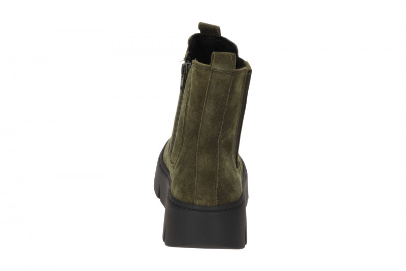 Gabor Stiefelette olive grün Chunky Boots Velour 53.743.11