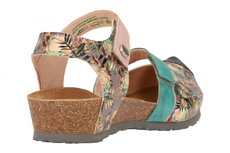 Think Kessy Sandale bunt Blumen Muster