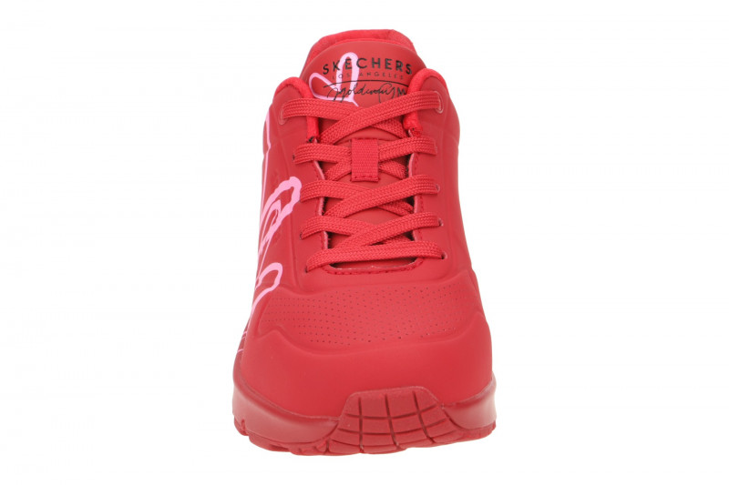 Skechers Uno Schuhe rot pink Herz 177980