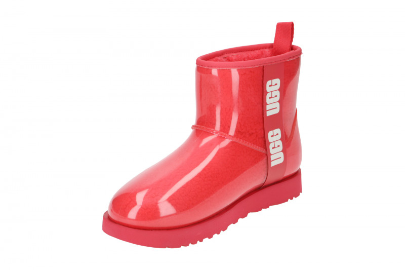 UGG Classic Clear Mini Stiefel pink hibiskus