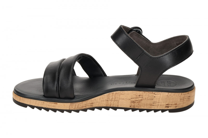 Paul Green Sandale schwarz Nappa Klett 6112