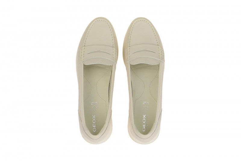 Geox Avery Mokassin Slipper weiß offwhite D62H5C