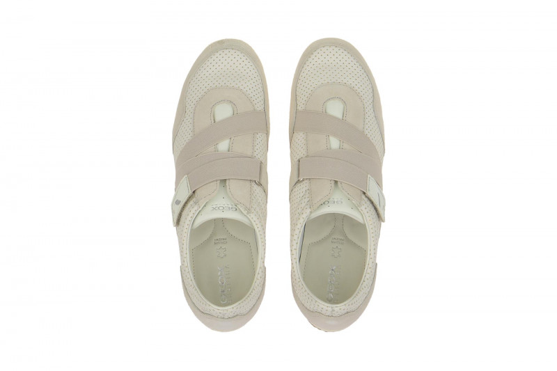 Geox Vega Slipper weiß grau - D6209A 02285 C1209