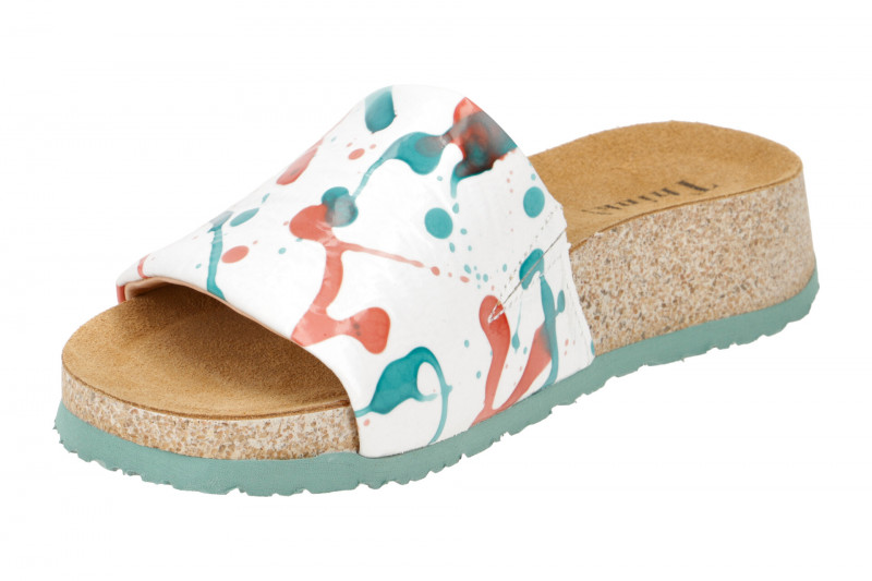 Think Koak Pantoletten weiß bunt 558