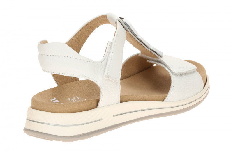 ara Osaka T-Steg Sandale weiß silber H-Weite 12-34810