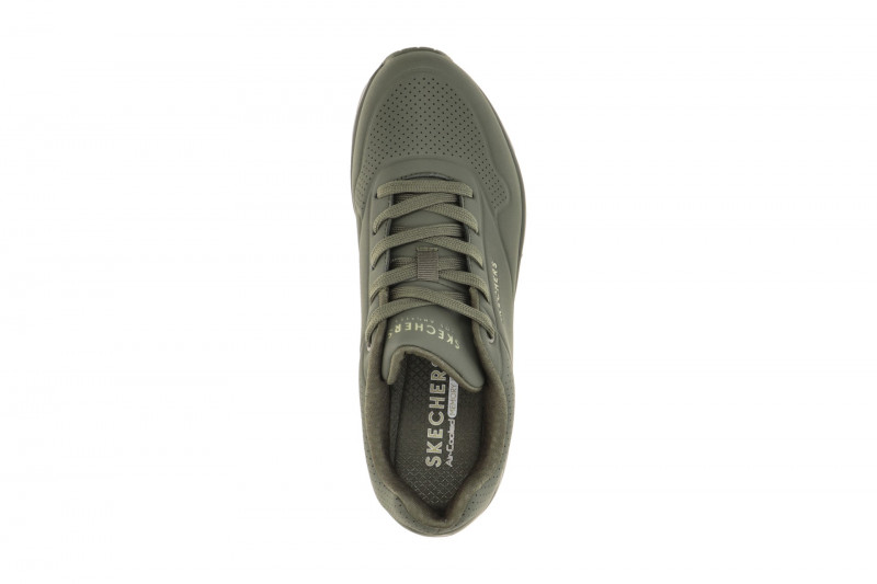 Skechers Uno Schuhe grün olive Damen Sneakers 73690