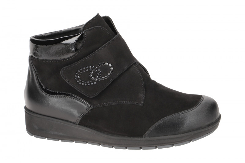 Waldläufer Mimi Warmfutter Stiefeletten schwarz M-Weite