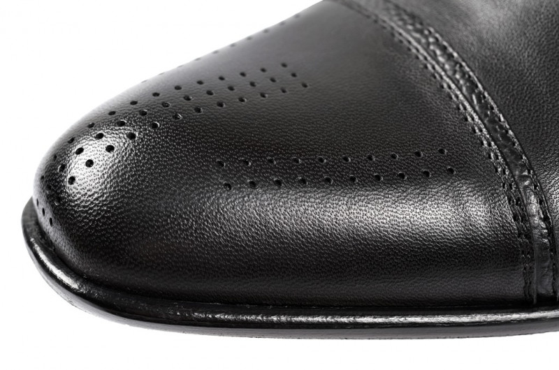 Bello Nappa Nero Schuhe in schwarz Slipper D0849