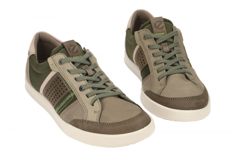 Ecco Collin Schnür Schuhe grün grau
