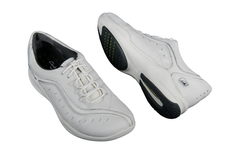 Clarks Wave Echo Lace Schuhe weiß Damen