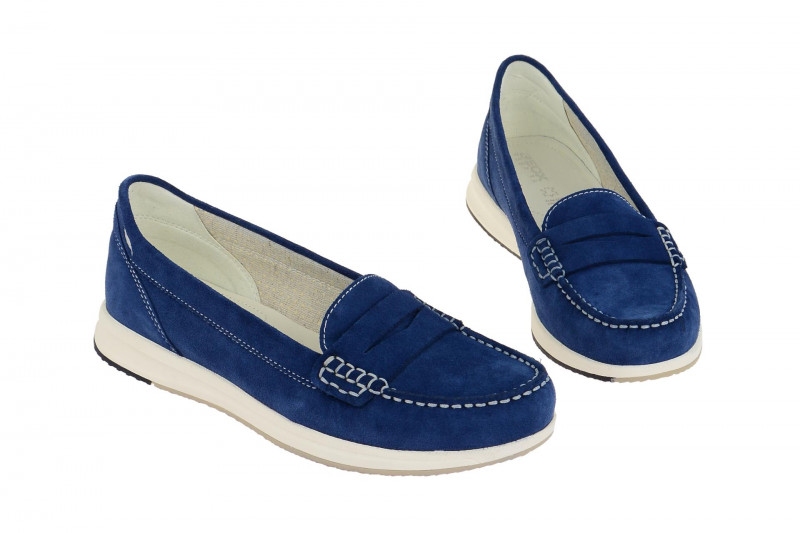 Geox Avery Mokassin Slipper blau D62H5C