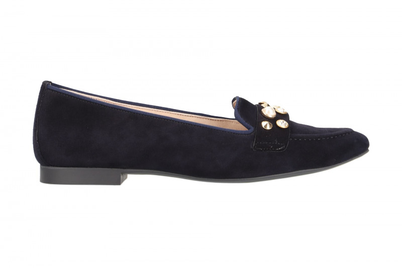 Paul Green Schuhe spitze Slipper blau 2375